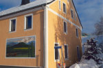 Erneuerung der Fassade in Kellenspritzputztechnik; Haus in Kodersdorf