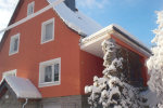 Fassadengestaltung mit Wärmedämmung an einem Einfamilienhaus in Kodersdorf